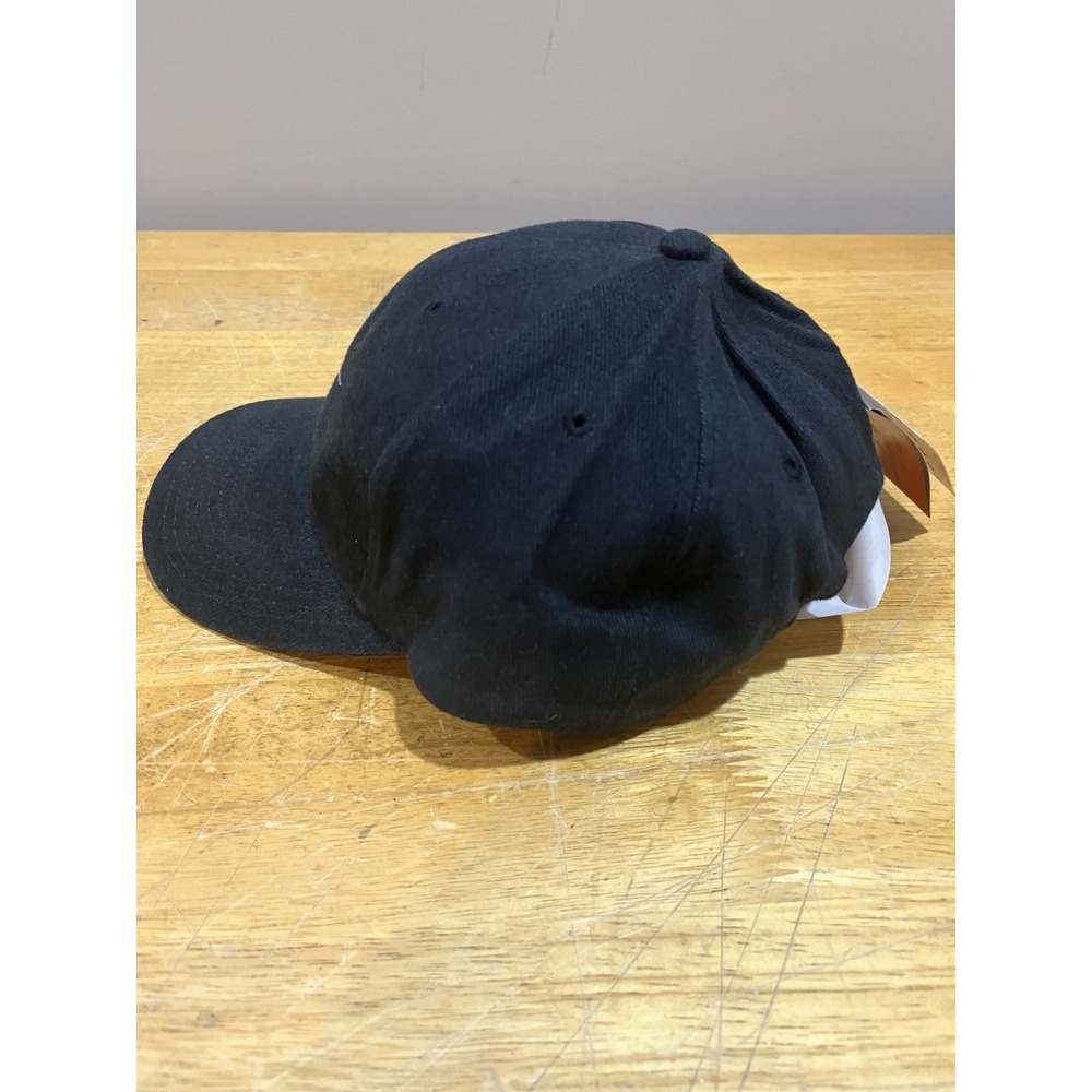Nike Men's Black Hat Adjustable Cotton Swoosh Logo Ball Cap Vtg NOS - Picture 5 of 8